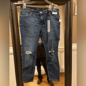 Old Navy rockstar skinny ripped mid rise women’s jeans